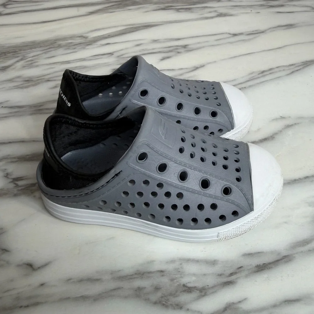 Skechers Foamies Guzman Steps Slip On Water Shoes Toddler Gray Size C8 Boys